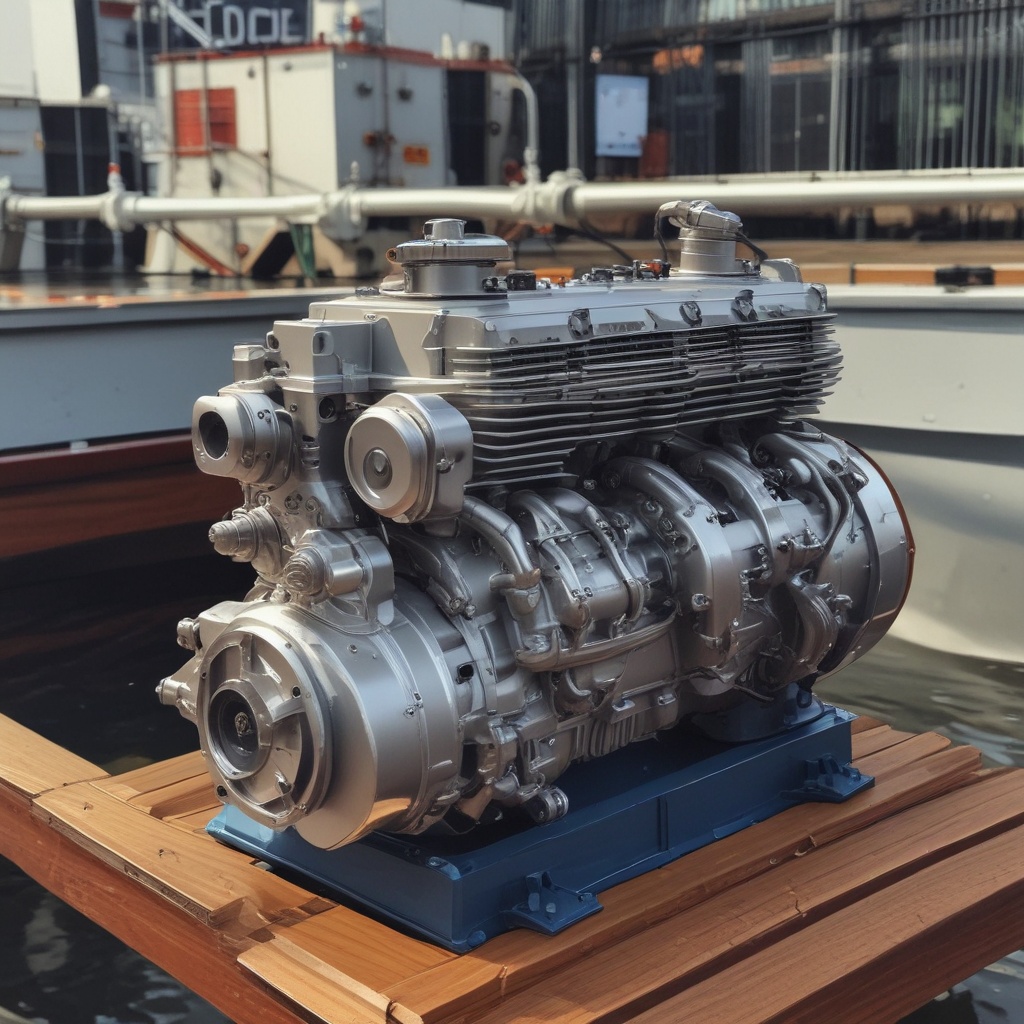 Electric boat engine